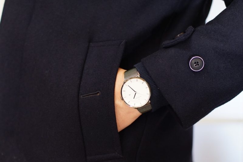 nordgreen　フィロソファ　ガンメタル　着用イメージ　コート